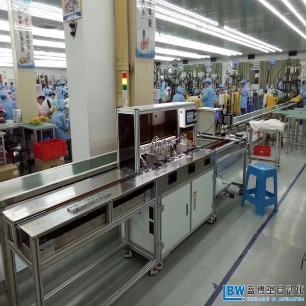 工廠剝切沾錫焊接沾膠自動線